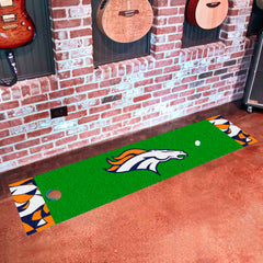 Denver Broncos Putting Green Mat - 1.5ft. x 6ft. - Denver Broncos