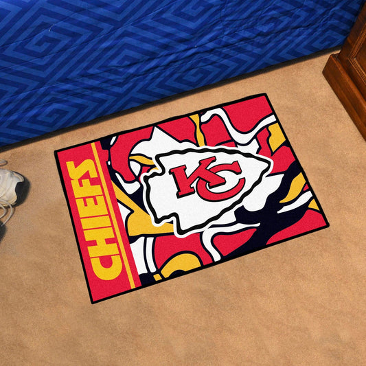 Kansas City Chiefs Starter Mat XFIT Design - 19in x 30in Accent Rug - Kansas City Chiefs