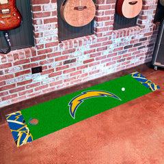 Los Angeles Chargers Putting Green Mat - 1.5ft. x 6ft. - Los Angeles Chargers