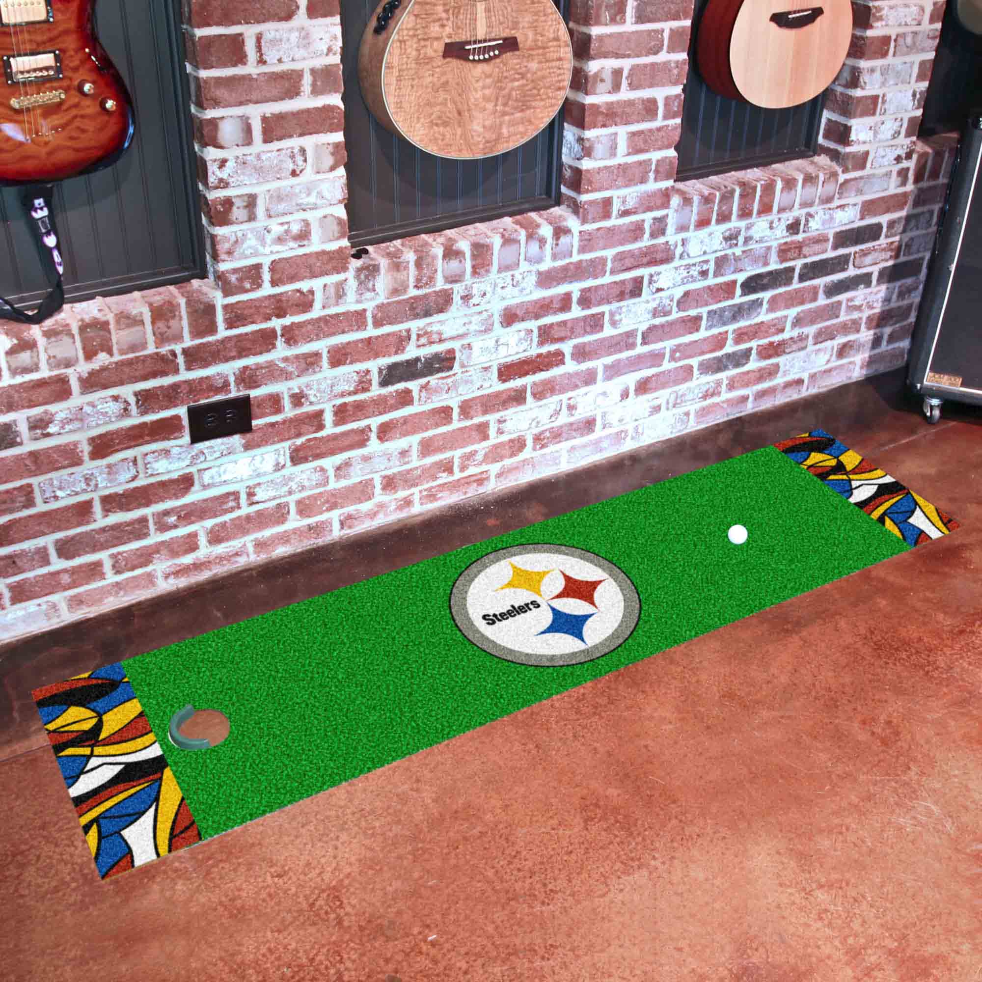 Pittsburgh Steelers Putting Green Mat - 1.5ft. x 6ft. - Pittsburgh Steelers