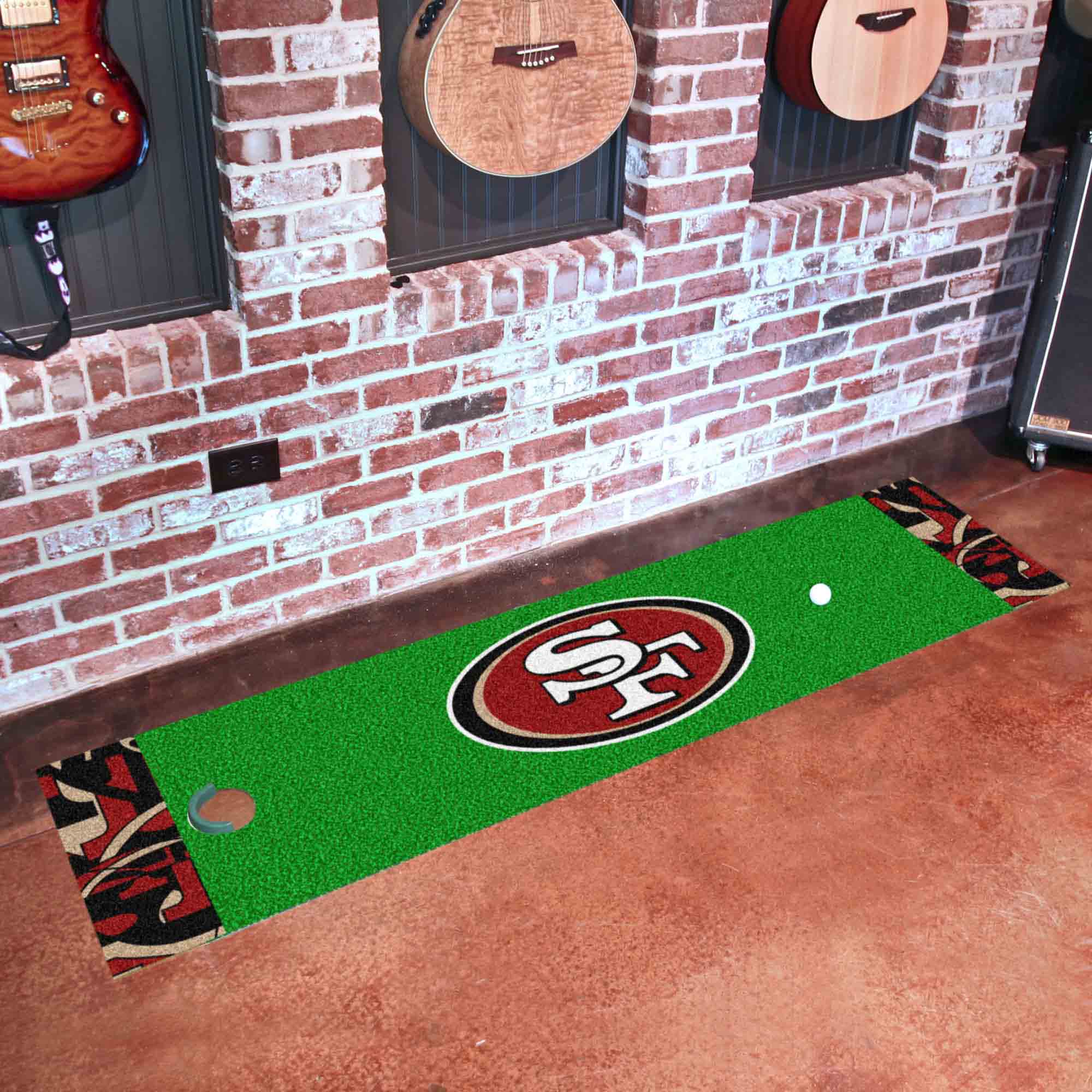San Francisco 49ers Putting Green Mat - 1.5ft. x 6ft. - San Francisco 49ers