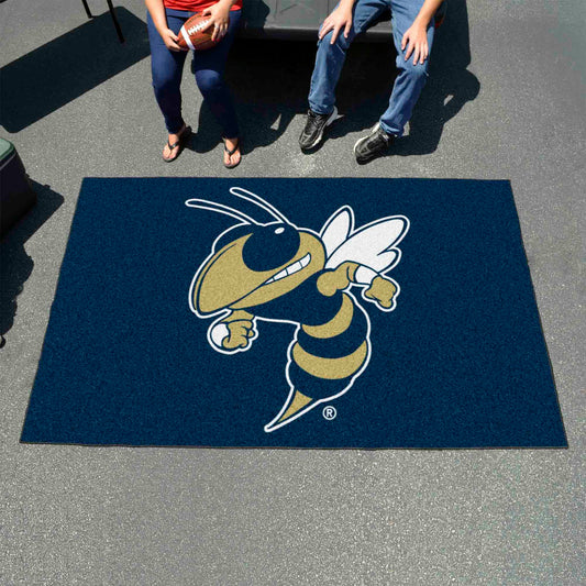 Georgia Tech Yellow Jackets Ulti-Mat Rug - 5ft. x 8ft., Buzz - Georgia Tech