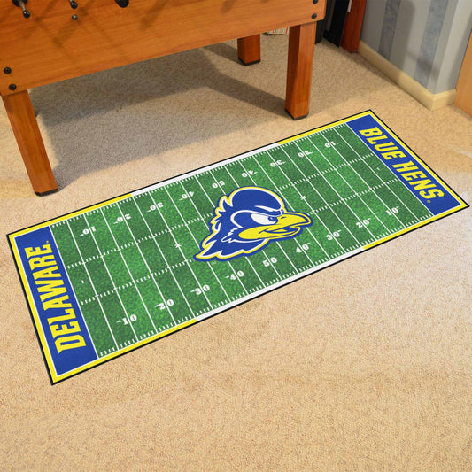 Delaware Blue Hens Field Runner Mat - 30in. x 72in. - Delaware