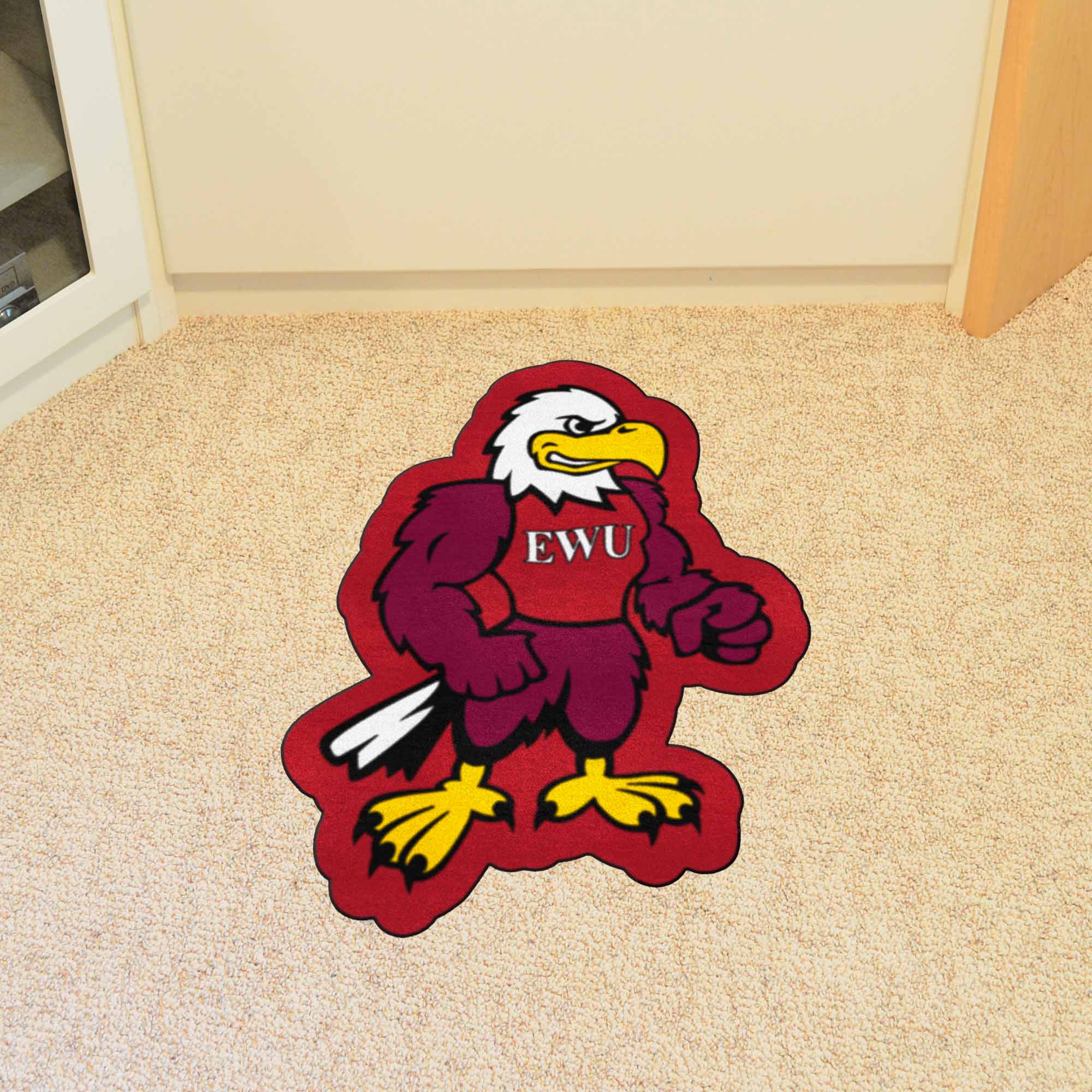 Eastern Washington Eagles Mascot Rug - Eastern Washington