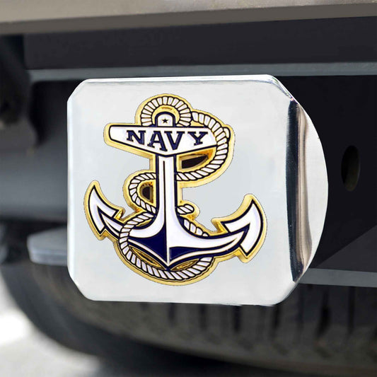 Naval Academy Hitch Cover - 3D Color Emblem - Naval Academy