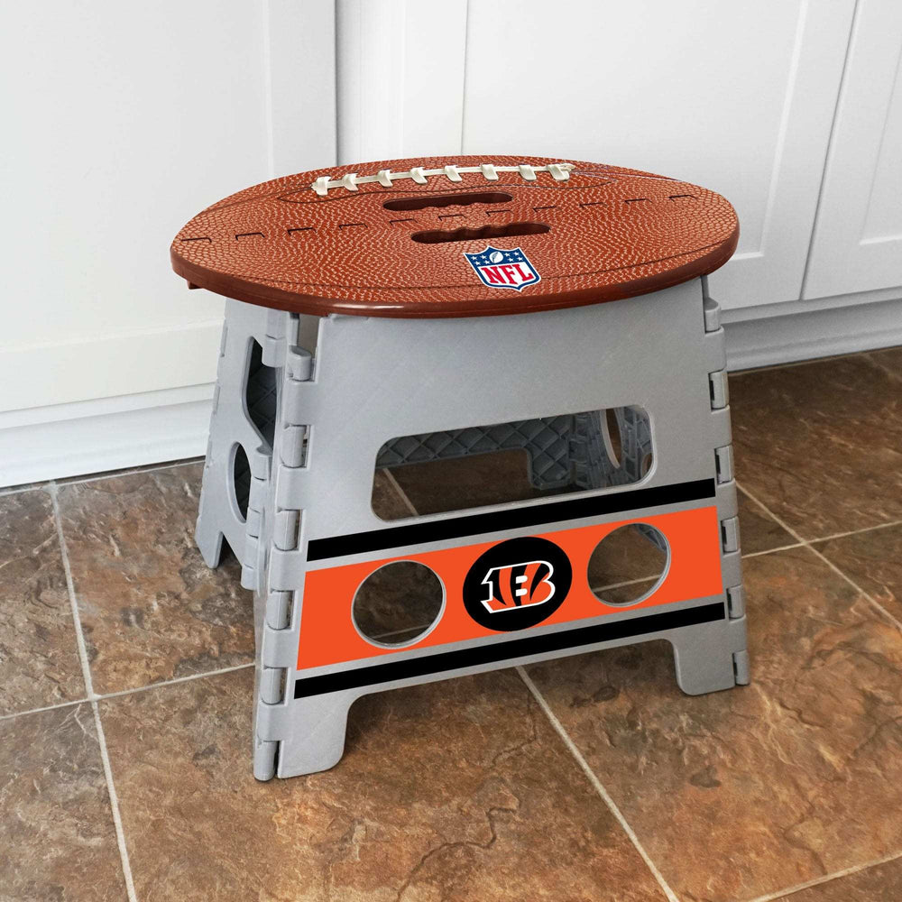 Cincinnati Bengals Folding Step Stool - 13in. Rise - Cincinnati Bengals - Flyclothing LLC