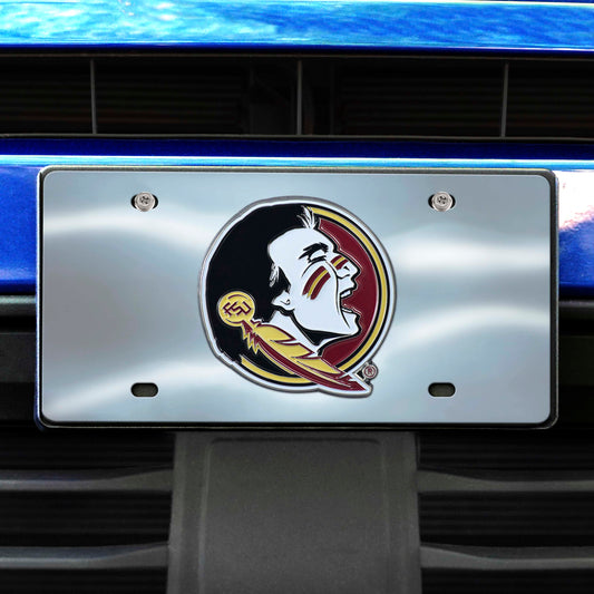 Florida State Seminoles 3D Stainless Steel License Plate - Florida State