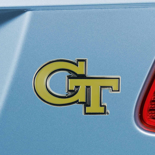 Georgia Tech Yellow Jackets 3D Color Metal Emblem - Georgia Tech