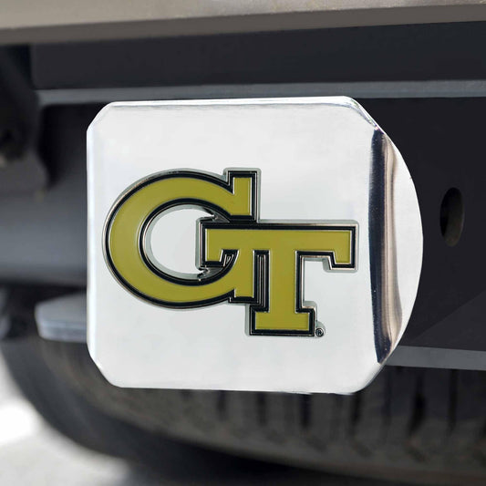 Georgia Tech Yellow Jackets Hitch Cover - 3D Color Emblem - Georgia Tech