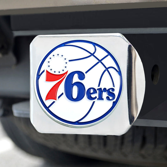 Philadelphia 76ers Hitch Cover - 3D Color Emblem - Philadelphia 76ers