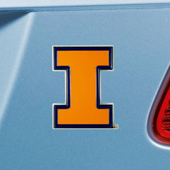 Illinois Illini 3D Color Metal Emblem - Illinois