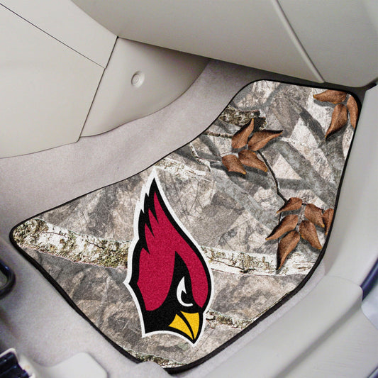 Arizona Cardinals Camo Front Carpet Car Mat Set - 2 Pieces - Arizona Cardinals