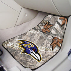Baltimore Ravens Camo Front Carpet Car Mat Set - 2 Pieces - Baltimore Ravens