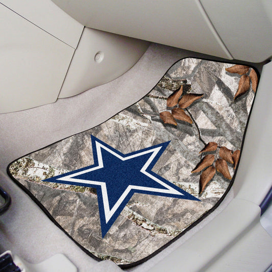 Dallas Cowboys Camo Front Carpet Car Mat Set - 2 Pieces - Dallas Cowboys