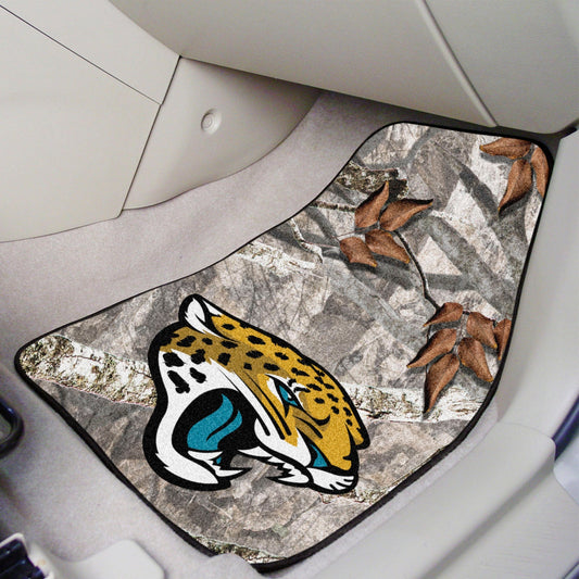 Jacksonville Jaguars Camo Front Carpet Car Mat Set - 2 Pieces - Jacksonville Jaguars