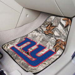New York Giants Camo Front Carpet Car Mat Set - 2 Pieces - New York Giants