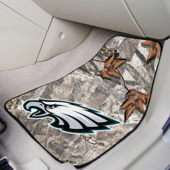 Philadelphia Eagles Camo Front Carpet Car Mat Set - 2 Pieces - Philadelphia Eagles