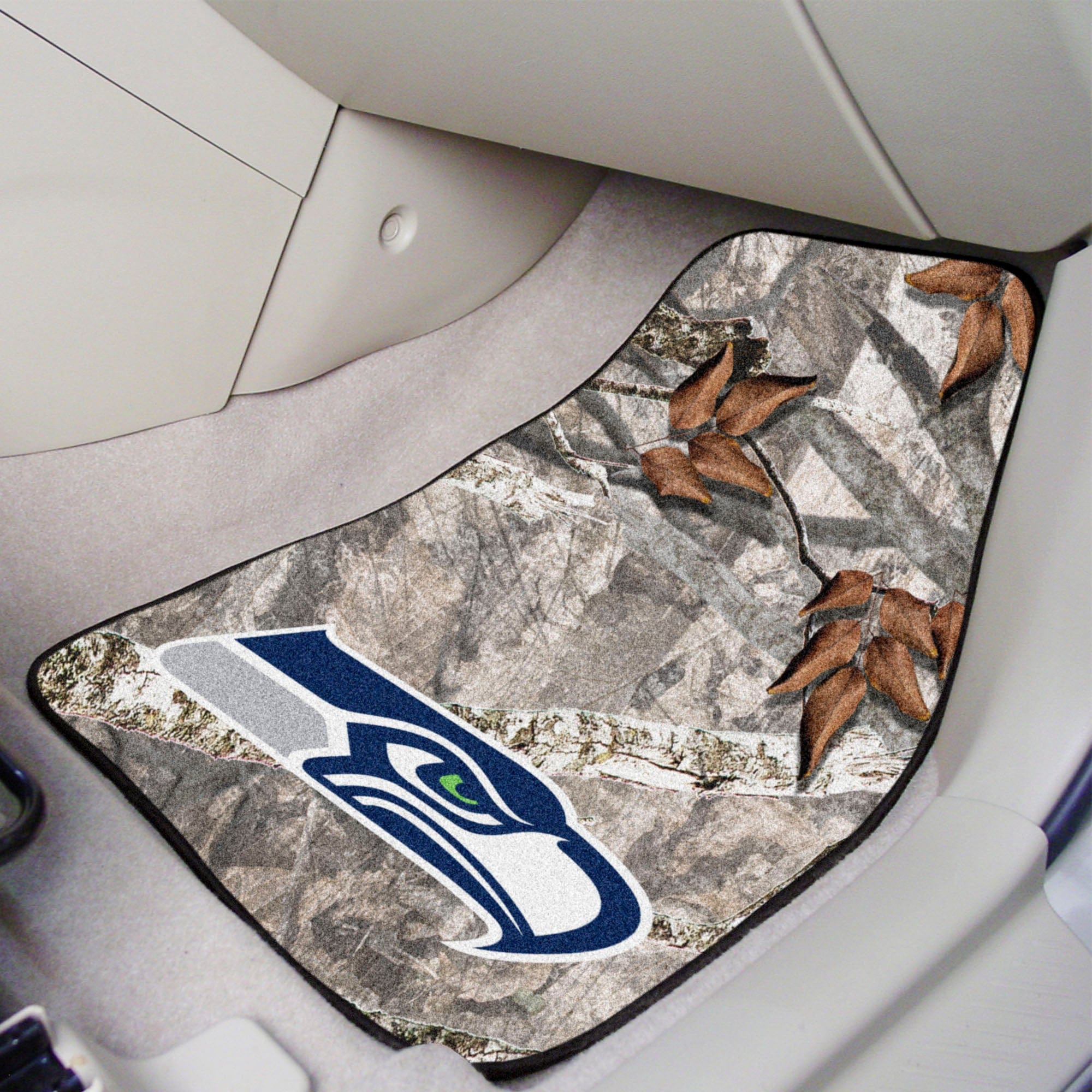 Seattle Seahawks Front Carpet Car Mat Set - 2 Pieces - Seattle Seahawks