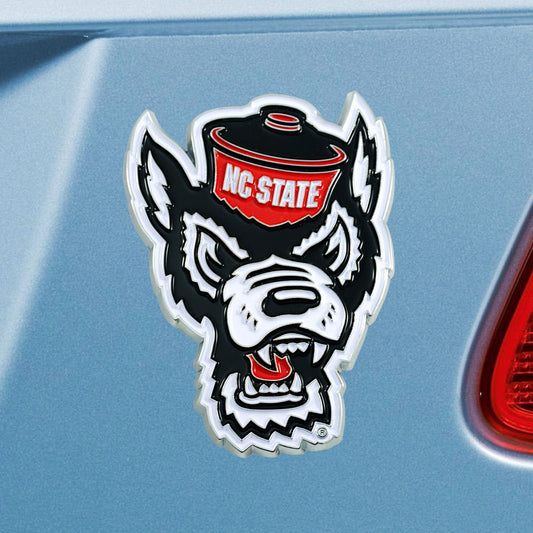 NC State Wolfpack 3D Color Metal Emblem - NC State