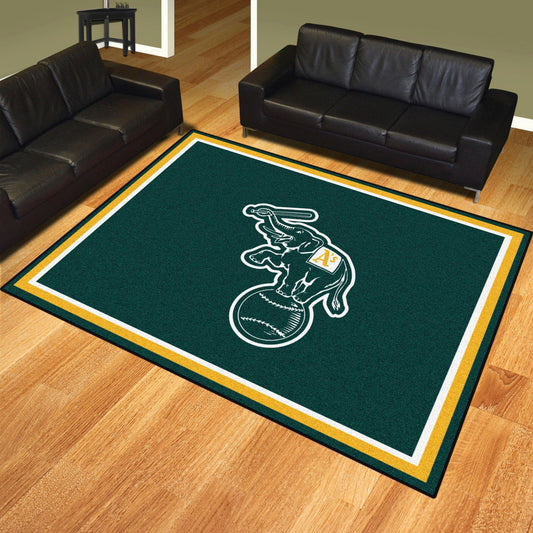 Oakland Athletics 8ft. x 10 ft. Plush Area Rug - Oakland Athletics