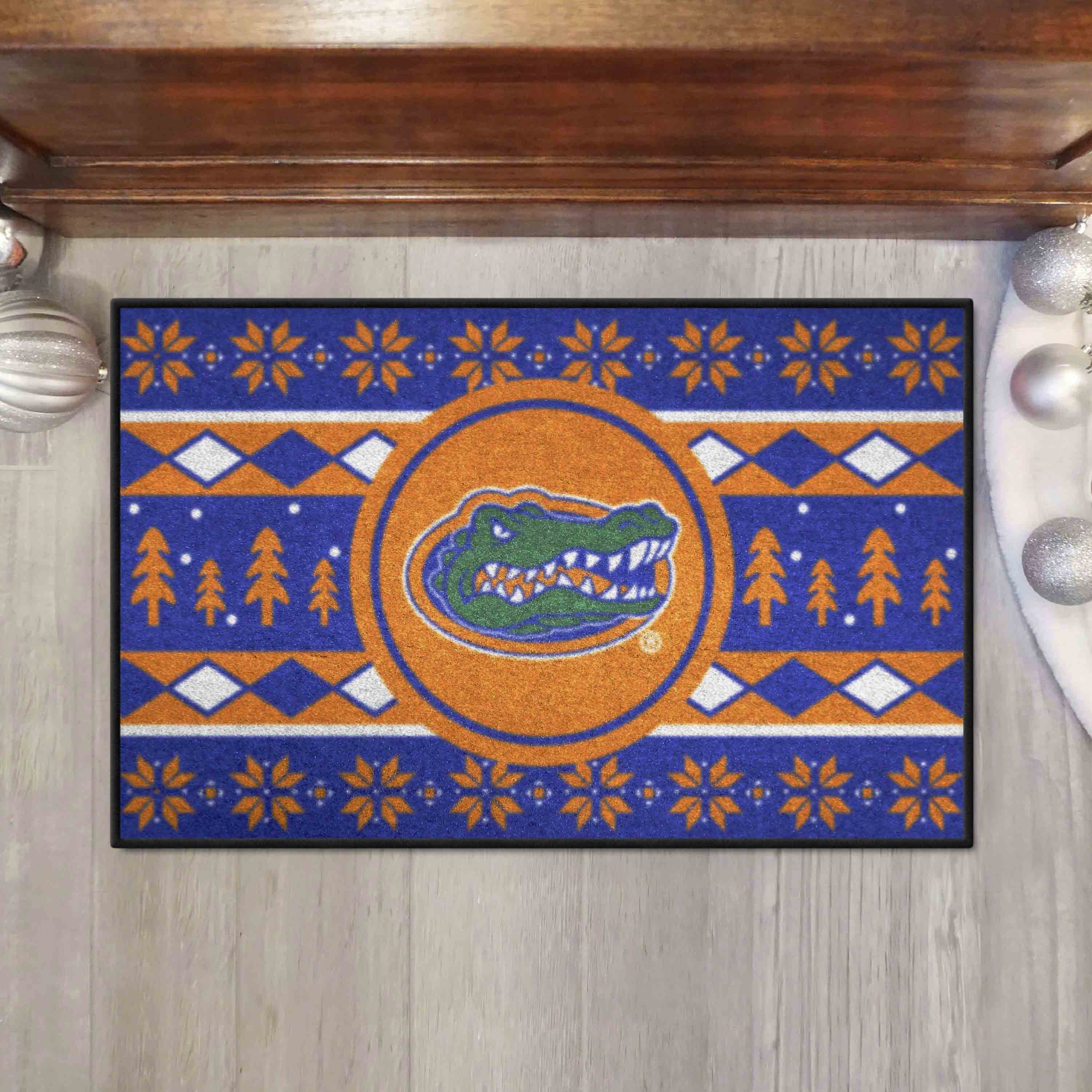 Florida Gators Holiday Sweater Starter Mat Accent Rug - 19in. x 30in. - Florida