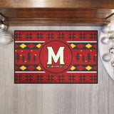 Maryland Terrapins Holiday Sweater Starter Mat Accent Rug - 19in. x 30in. - Maryland