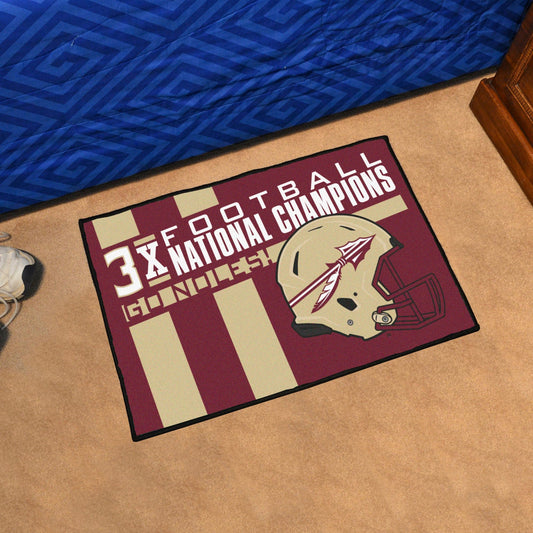 Florida State Seminoles Dynasty Starter Mat Accent Rug - 19in. x 30in. - Florida State
