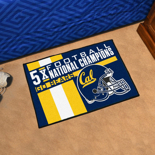 Cal Golden Bears Dynasty Starter Mat Accent Rug - 19in. x 30in. - Cal