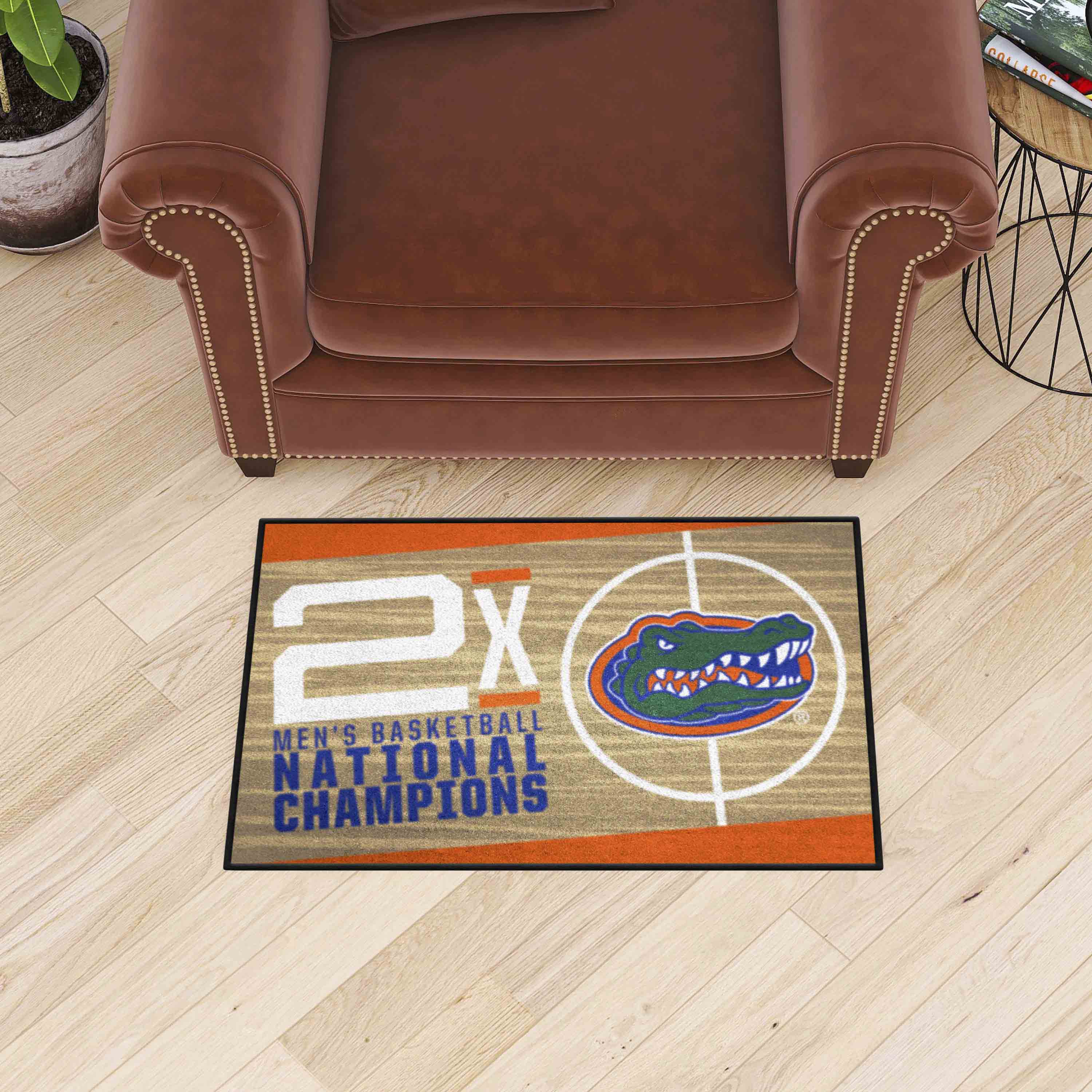Florida Gators Basketball Dynasty Starter Mat Accent Rug - 19in. x 30in. - Florida