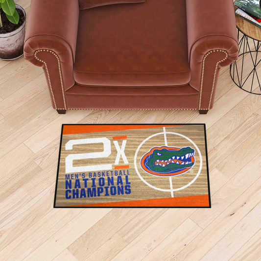 Florida Gators Basketball Dynasty Starter Mat Accent Rug - 19in. x 30in. - Florida
