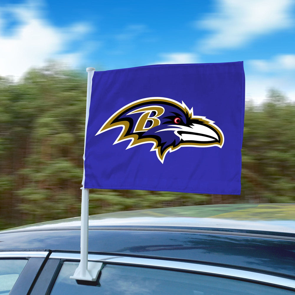 Baltimore Ravens Car Flag Large 1pc 11" x 14" - Baltimore Ravens