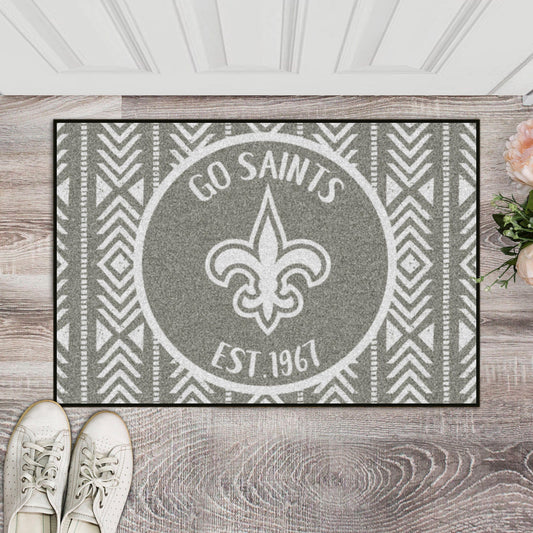 New Orleans Saints Southern Style Starter Mat Accent Rug - 19in. x 30in. - New Orleans Saints