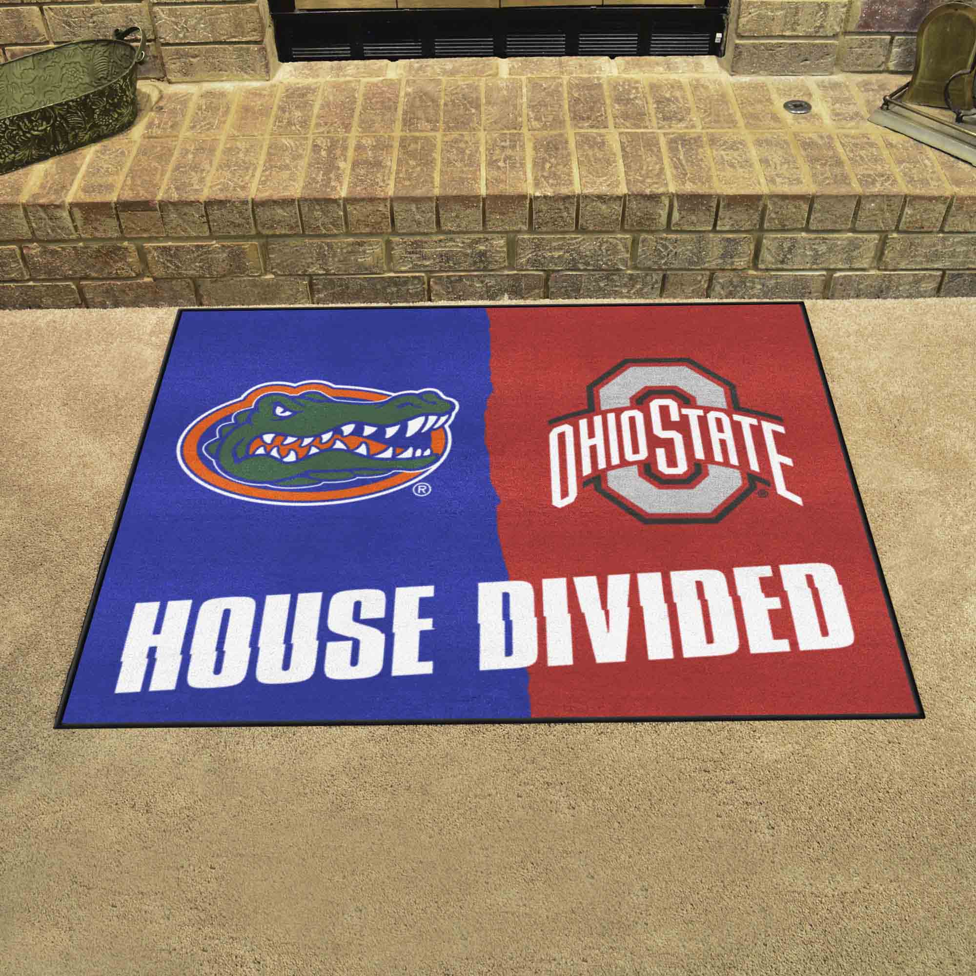 Florida/Ohio State House Divided Rug - 34 in. x 42.5 in. - House Divided - Florida / Ohio State