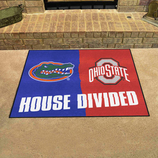 Florida/Ohio State House Divided Rug - 34 in. x 42.5 in. - House Divided - Florida / Ohio State