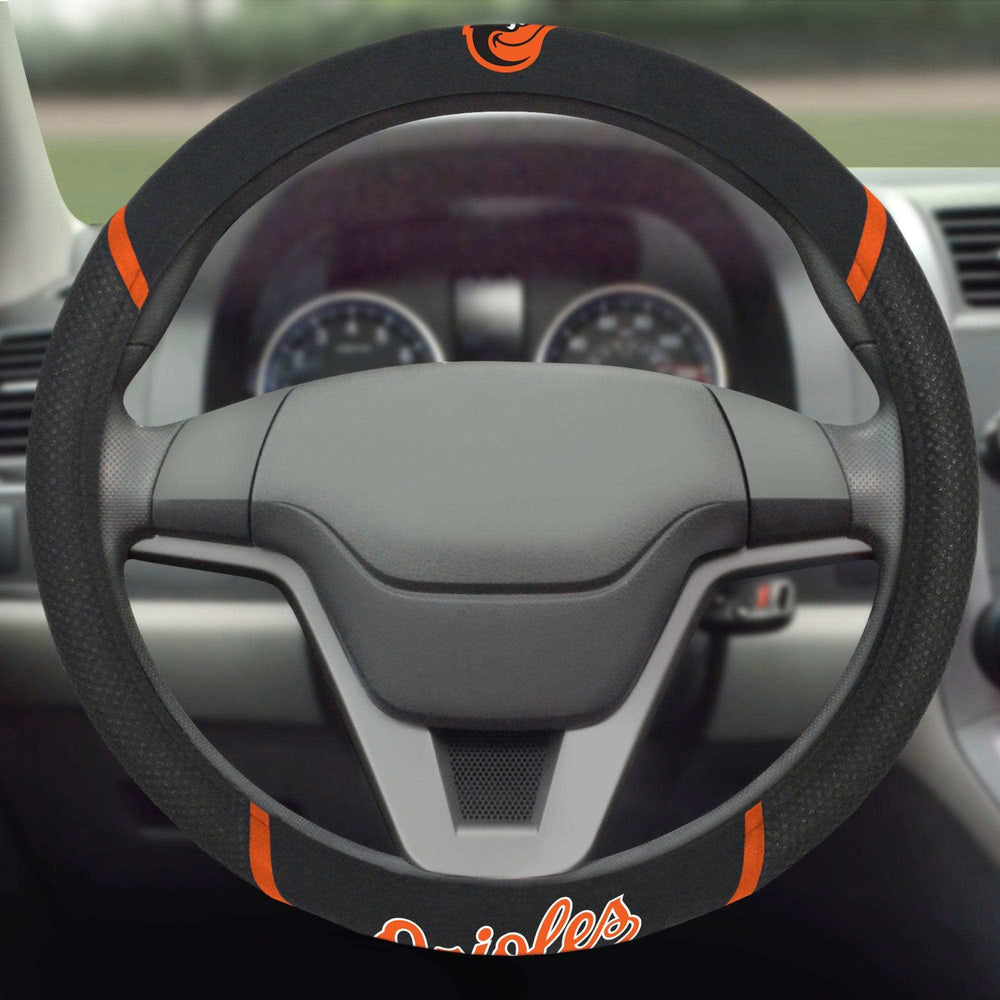 Baltimore Orioles Embroidered Steering Wheel Cover - Baltimore Orioles - Flyclothing LLC