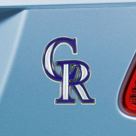 Colorado Rockies 3D Color Metal Emblem - Colorado Rockies