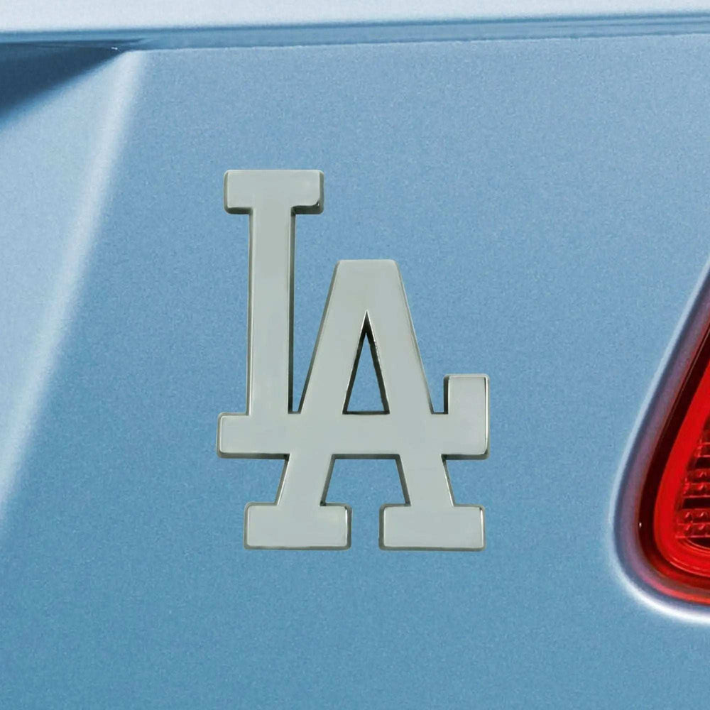 Los Angeles Dodgers 3D Chrome Metal Emblem - Los Angeles Dodgers - Flyclothing LLC