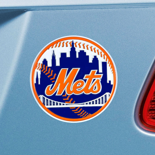 New York Mets 3D Color Metal Emblem - New York Mets