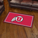 Utah Utes 3ft. x 5ft. Plush Area Rug - Utah