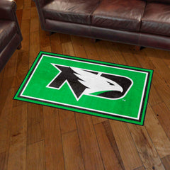 North Dakota Fighting Hawks 3ft. x 5ft. Plush Area Rug - North Dakota
