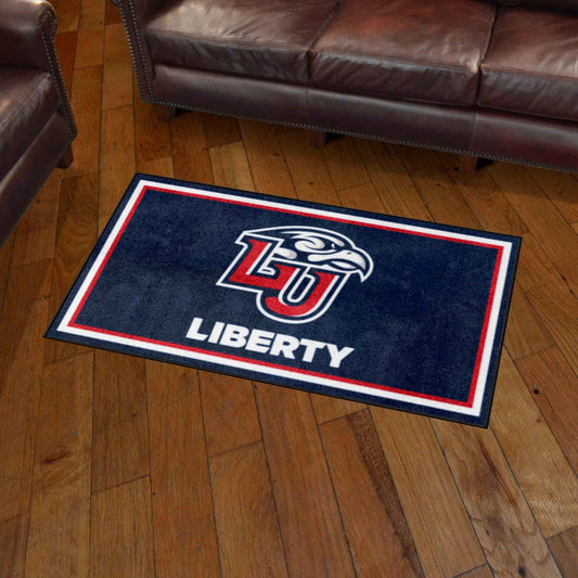 Liberty Flames 3ft. x 5ft. Plush Area Rug - Liberty