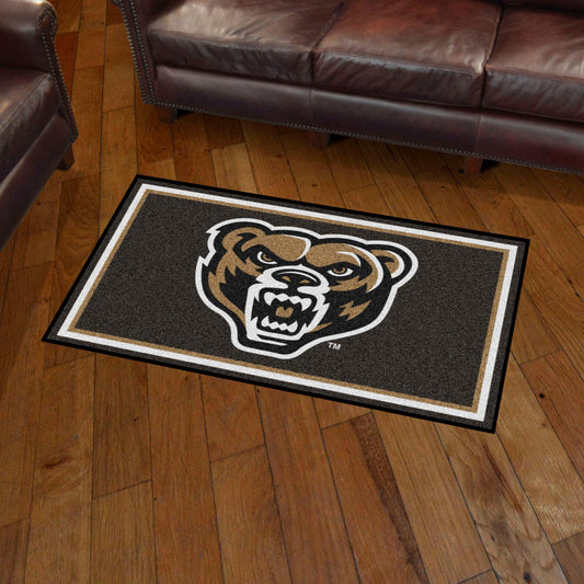 Oakland Golden Grizzlies 3ft. x 5ft. Plush Area Rug - Oakland
