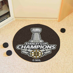 Tampa Bay Lightning Hockey Puck Rug - 27in. Diameter, 2020 NHL Stanley Cup Champions