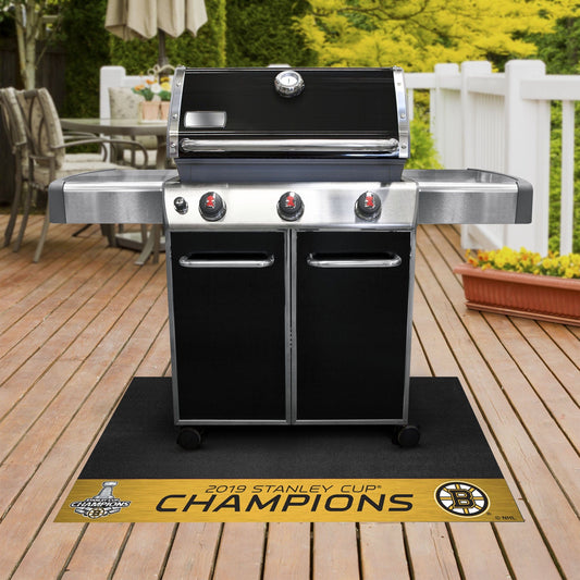 Pittsburgh Penguins Vinyl Grill Mat - 26in. x 42in., 2018 NHL Stanley Cup Champions - Pittsburgh Penguins