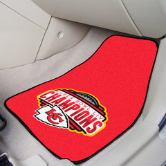 Kansas City Chiefs Front Carpet Car Mat Set - 2 Pieces, 2020 Super Bowl LIV Champions - Kansas City Chiefs