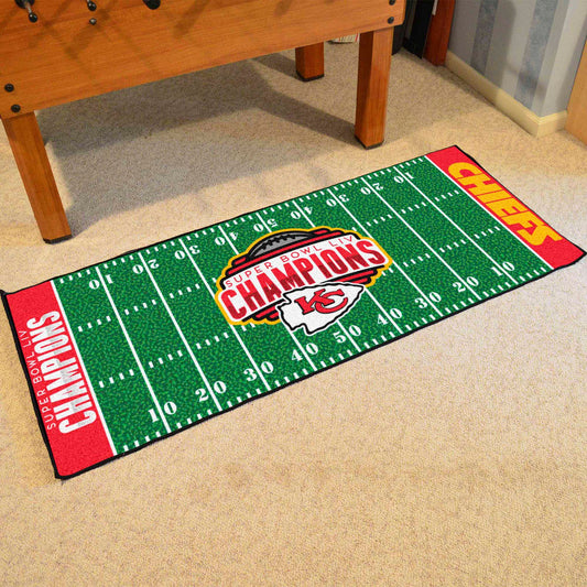 Kansas City Chiefs Football Field Runner 30" x 72" - Kansas City Chiefs