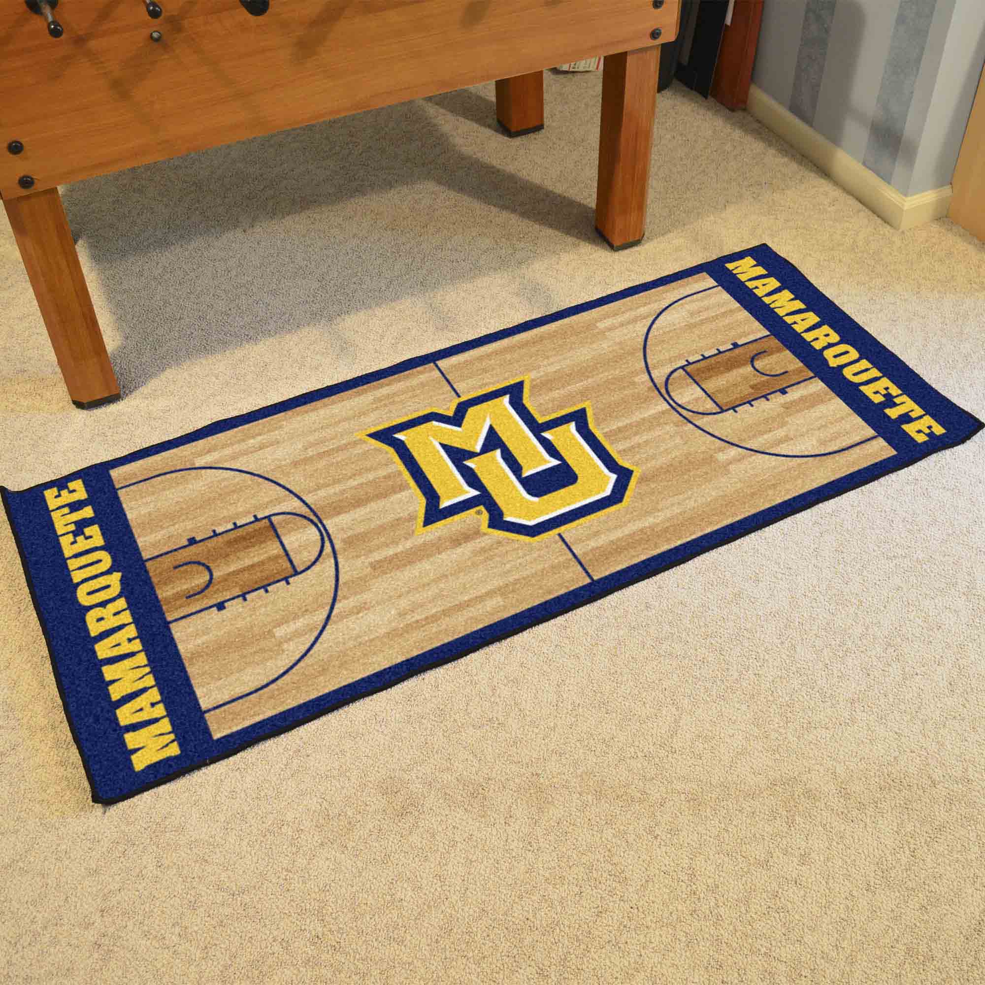 Marquette Golden Eagles Court Runner Rug - 30in. x 72in. - Marquette