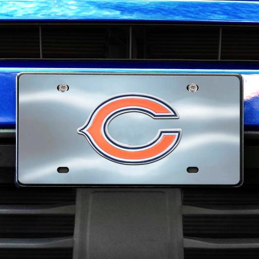 Chicago Bears 3D Stainless Steel License Plate - Chicago Bears