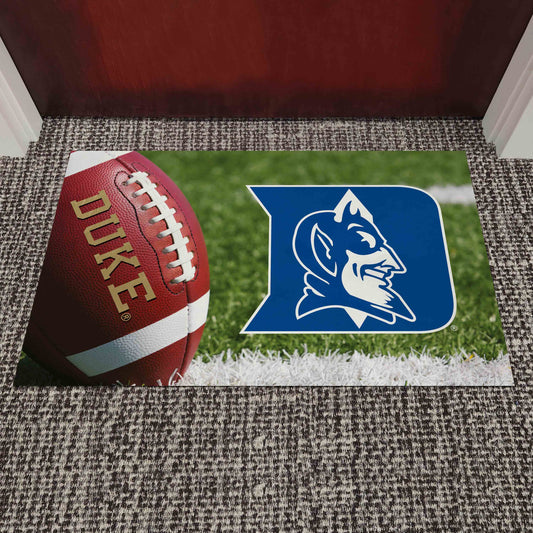 Duke Blue Devils Rubber Scraper Door Mat - Duke