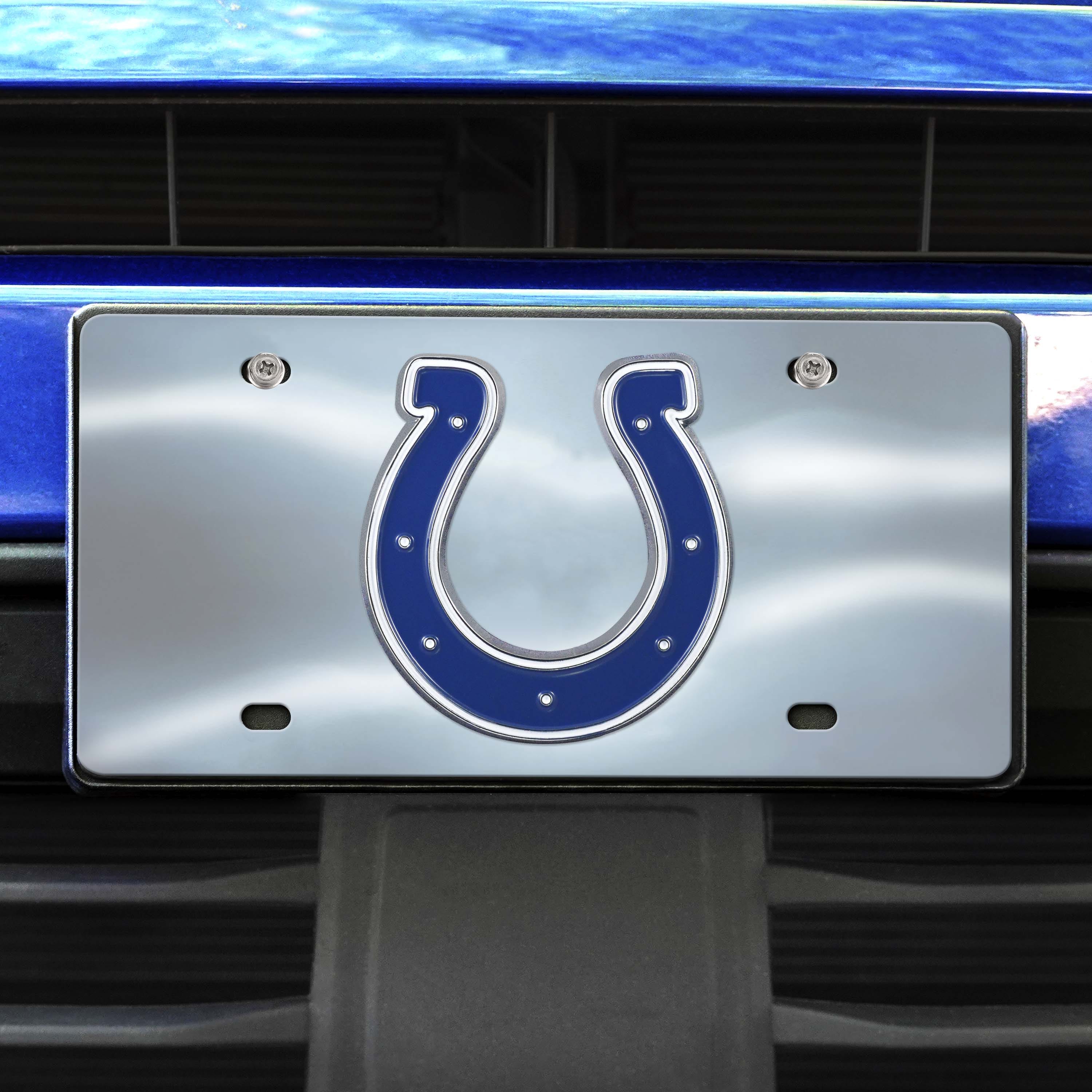 Indianapolis Colts 3D Stainless Steel License Plate - Indianapolis Colts